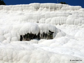 sulphur formations, Pamukkale, Turkey